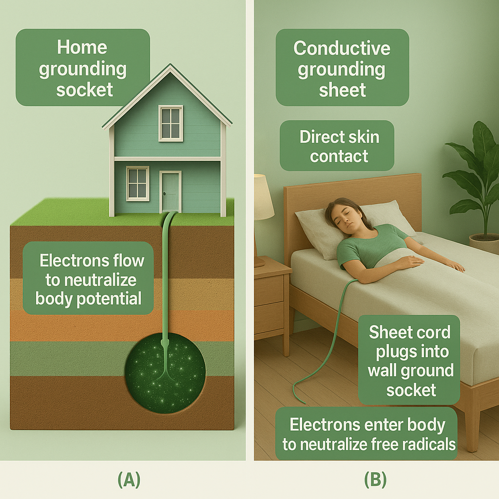 Rejuviaa™ Universal Grounding Sheet – For Restful Sleep & Everyday Balance