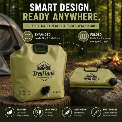 TrailTank Collapsible Water Storage Jug