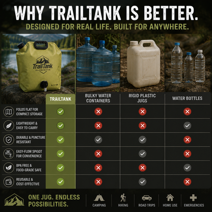 TrailTank Collapsible Water Storage Jug