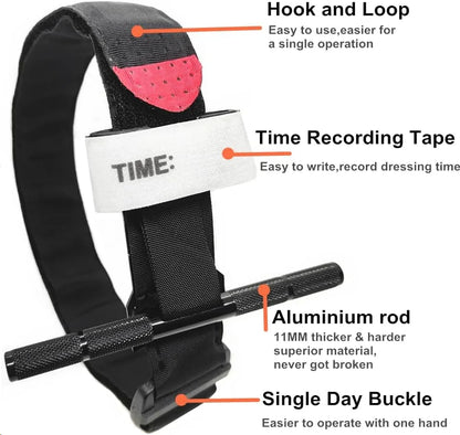 BattleReady Elite Tactical Aluminum Tourniquet Kit - BattleReady Elite Tactical Aluminum Tourniquet Kit Readi Gear