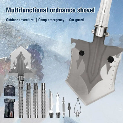 Tactical Pro Multi-Function Folding Military Survival Shovel - Multi-Function Folding Military Survival Shovel Readi Gear
