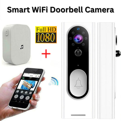 Smart WiFi Doorbell Camera 1080P HD with Night Vision & Two-Way Audio - Smart WiFi Doorbell Camera 1080P HD with Night Vision & Two-Way Audio Readi Gear