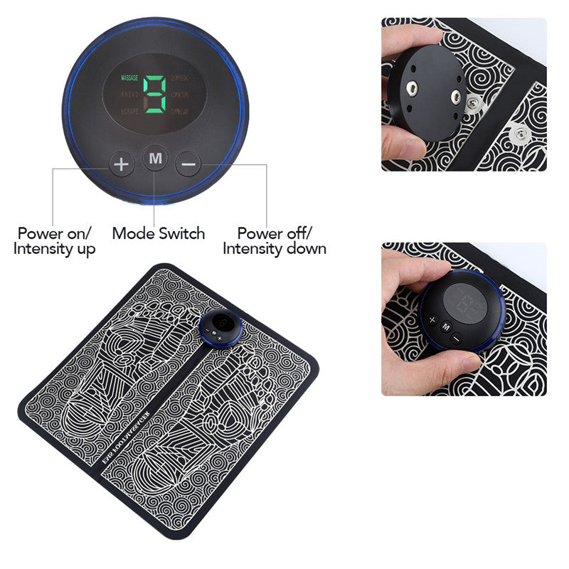 Rejuviaa™ EMS Grounding Foot Mat – Portable Wellness & Balance