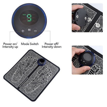 Rejuviaa™ EMS Grounding Foot Mat – Portable Wellness & Balance