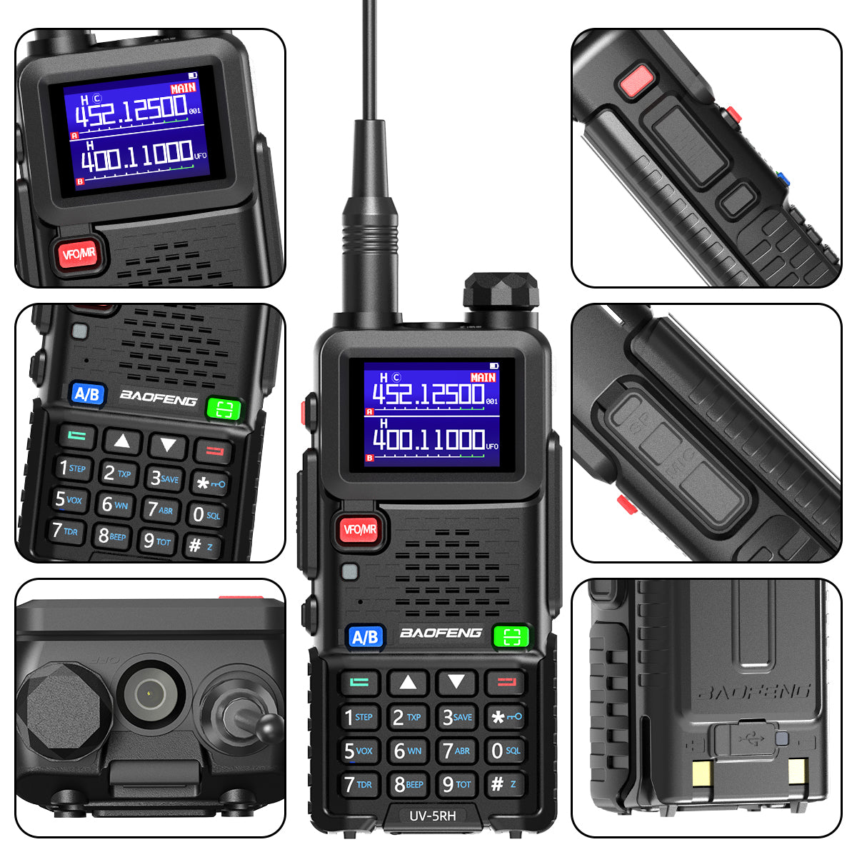 Baofeng UV-5RH Multi-Function Two-Way HAM Radio - Baofeng UV-5RH Multi-Function Two-Way HAM Radio Readi Gear