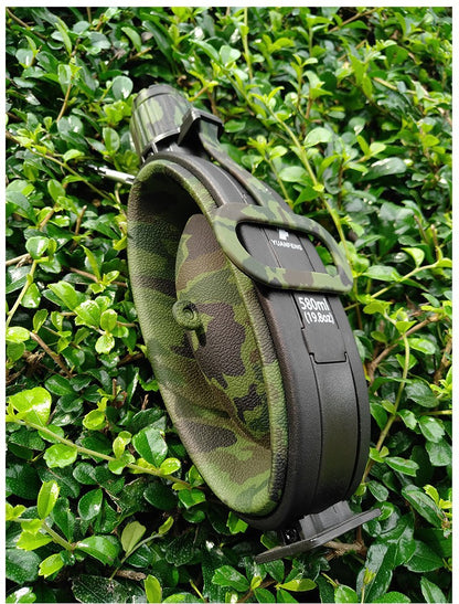 580ML Military Camouflage Water Bottle with Compass - Collapsible & Leakproof - Collapsible Canteen Readi Gear