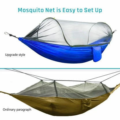 AdventurePro 2-Person Camping Hammock with Anti-Mosquito Net - hammock with mosquito net Readi Gear