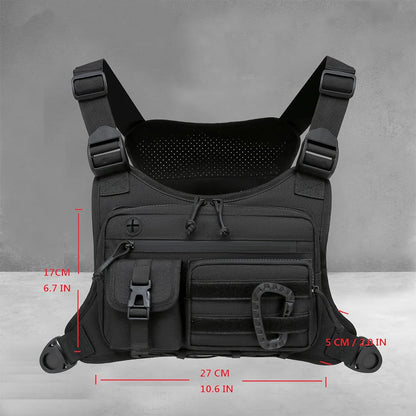 Concealed Carry Running Vest – Tactical Chest Pack for Fitness & Training - Chest pack, gear organizer Readi Gear