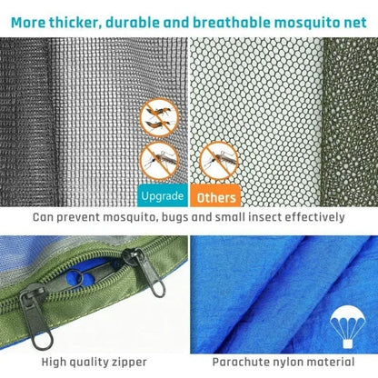 AdventurePro 2-Person Camping Hammock with Anti-Mosquito Net - hammock with mosquito net Readi Gear