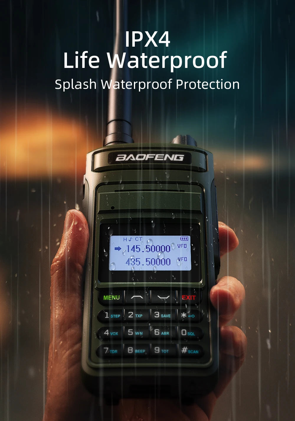 Baofeng P15UV Handheld Radio - Long Range, Programmable, FM/AM, NOAA Alerts - Baofeng P15UV Handheld Radio Readi Gear