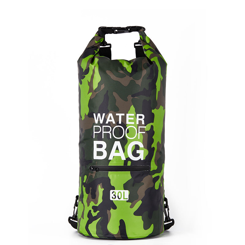 SafeDry Ultimate Camouflage Waterproof Bucket Bag for Beach & Outdoor Adventures - camouflage waterproof bag / backpack Readi Gear