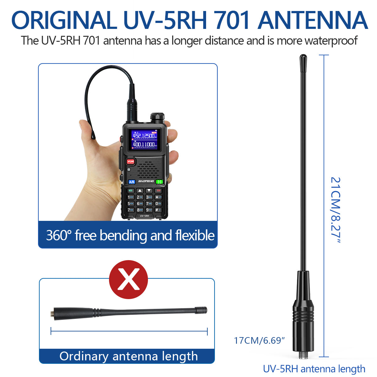 Baofeng UV-5RH Multi-Function Two-Way HAM Radio - Baofeng UV-5RH Multi-Function Two-Way HAM Radio Readi Gear