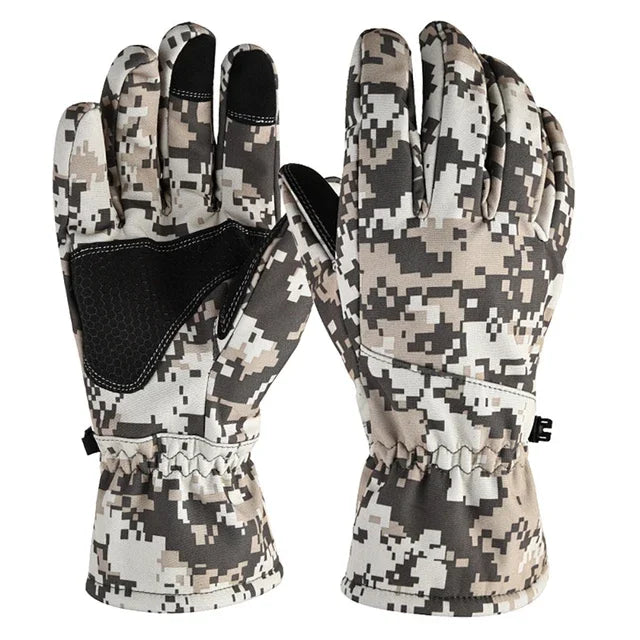 SnowTrail Winter Gloves - Waterproof, Non-Slip, and Touchscreen Ready - Winter Gloves Readi Gear