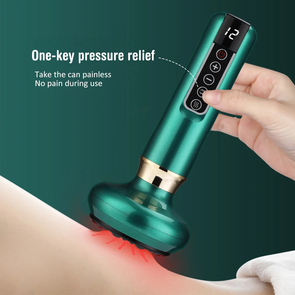 ThermaSculpt 3-in-1 Electric Gu Sha Cupping Massager - Slimming & Pain Relief - Electric Cupping Massager Readi Gear
