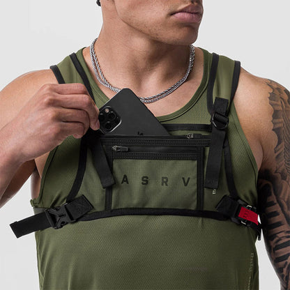 XMotion Chest Pack – Hands-Free, Minimalist Phone & Gear Organizer