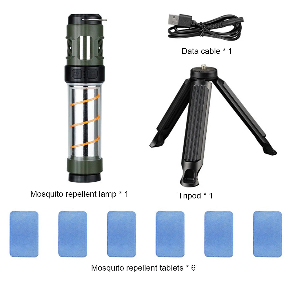 BrightCamp 3-in-1 Rechargeable Mosquito Repellent Lantern with Tripod - Mosquito repellent light Readi Gear