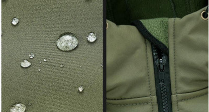 SpecOps Waterproof Tactical Jacket - Combat-Ready Multi-Pocket Softshell - Tactical Jacket Readi Gear