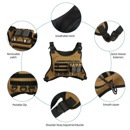 Tactical Chest Bag for Concealed Carry – EDC Vest for Gym & Training - Tactical Chest Bag / Concealed Carry Vest Readi Gear