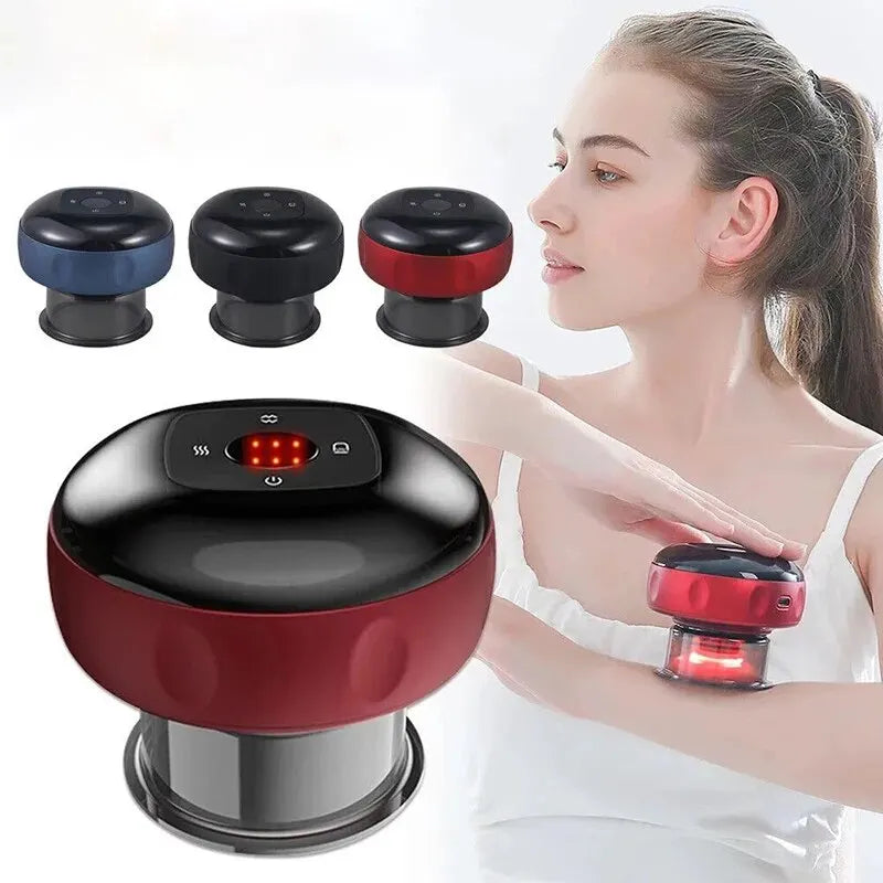 Electric Vacuum Cupping Massager for Cellulite, Fat Burning & Pain Relief - Electric Cupping Massager Readi Gear