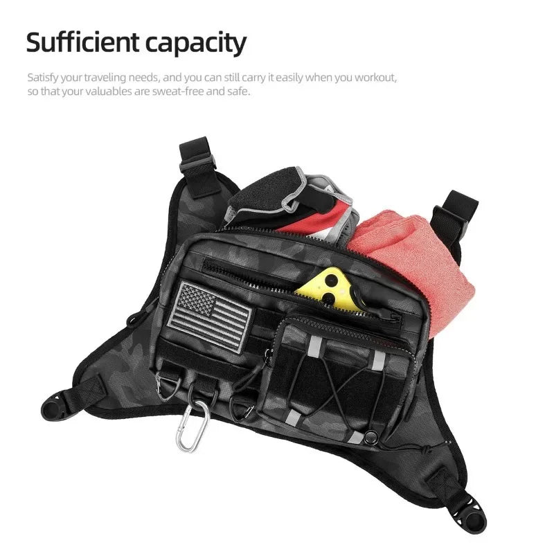 Tactical Chest Bag for Concealed Carry – EDC Vest for Gym & Training - Tactical Chest Bag / Concealed Carry Vest Readi Gear