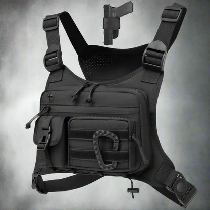 Concealed Carry Running Vest – Tactical Chest Pack for Fitness & Training - Chest pack, gear organizer Readi Gear