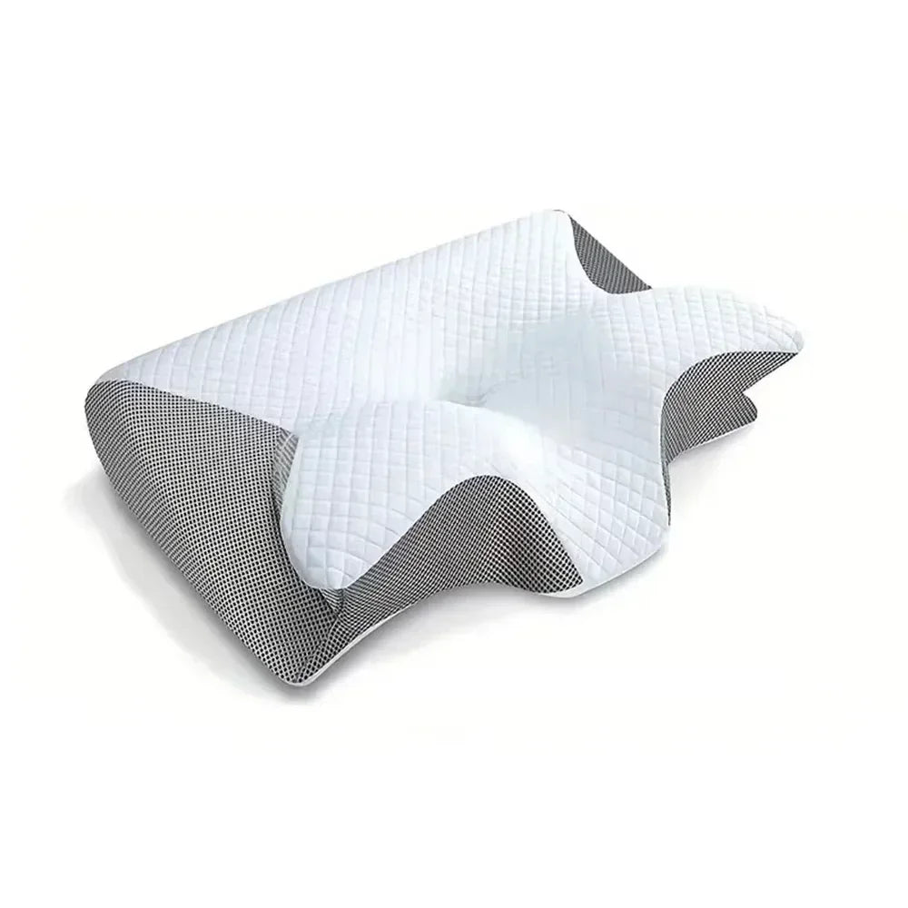 OrthoSleep Memory Foam Neck Pillow – Cervical Support for Pain Relief