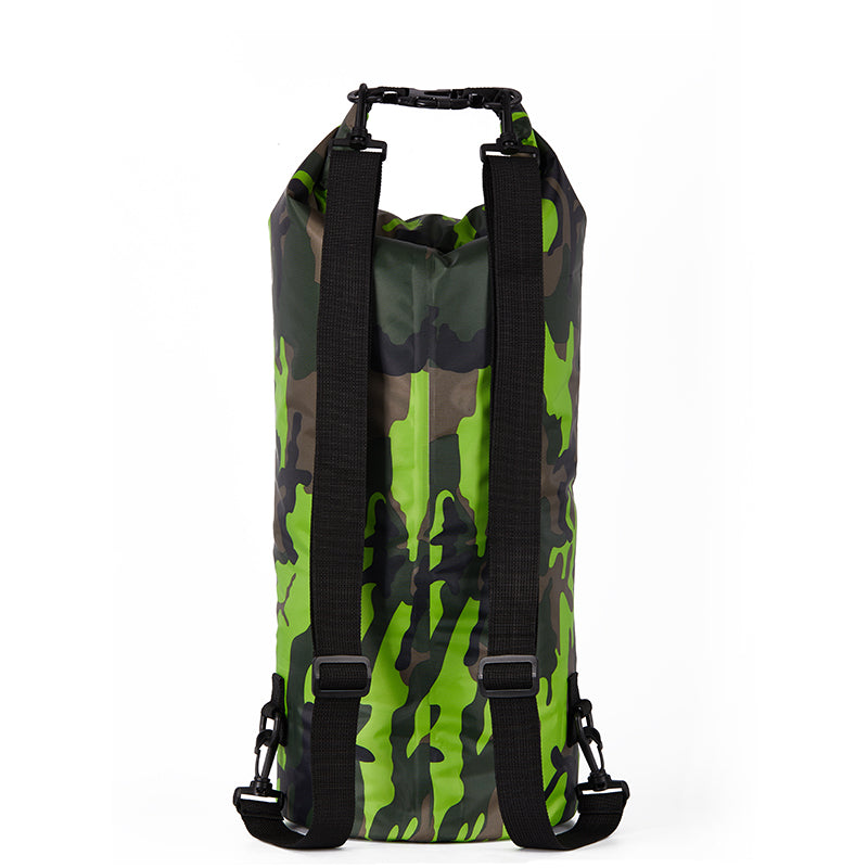 SafeDry Ultimate Camouflage Waterproof Bucket Bag for Beach & Outdoor Adventures - camouflage waterproof bag / backpack Readi Gear