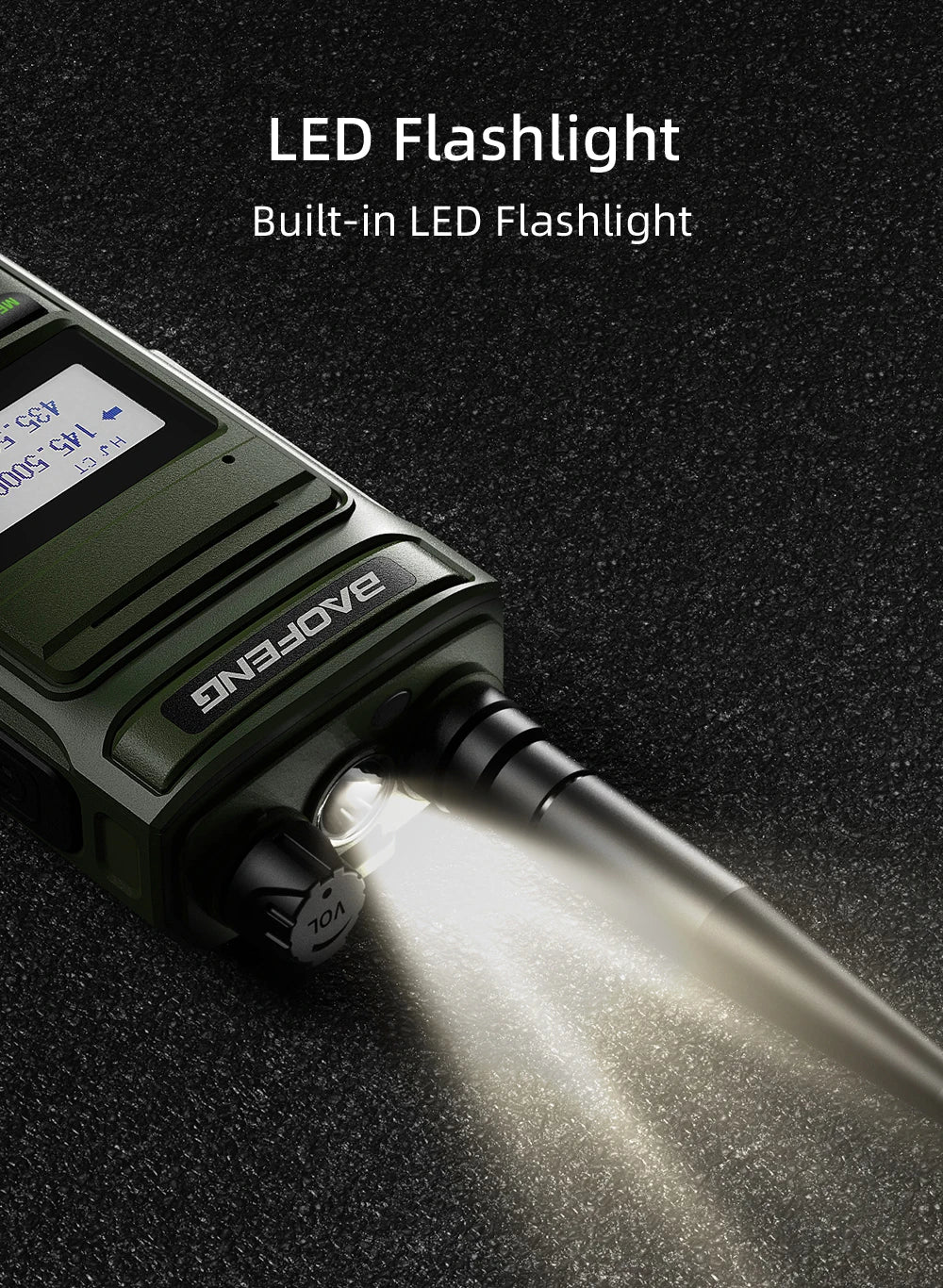 Baofeng P15UV Handheld Radio - Long Range, Programmable, FM/AM, NOAA Alerts - Baofeng P15UV Handheld Radio Readi Gear