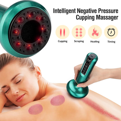ThermaSculpt 3-in-1 Electric Gu Sha Cupping Massager - Slimming & Pain Relief - Electric Cupping Massager Readi Gear