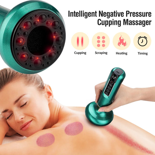 ThermaSculpt 3-in-1 Electric Gu Sha Cupping Massager - Slimming & Pain Relief - Electric Cupping Massager Readi Gear
