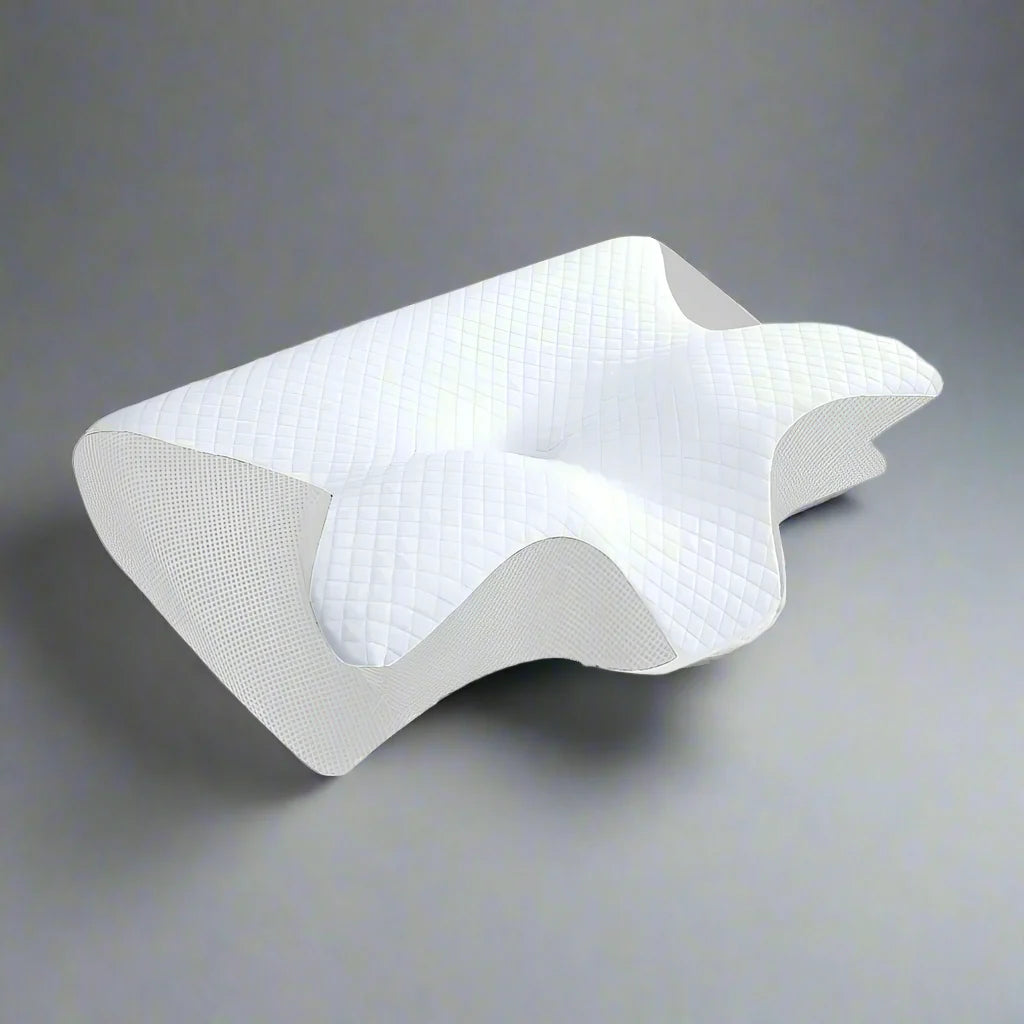 OrthoSleep Memory Foam Neck Pillow – Cervical Support for Pain Relief