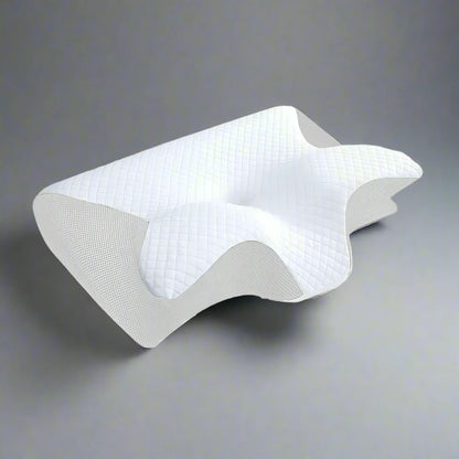 OrthoSleep Memory Foam Neck Pillow – Cervical Support for Pain Relief