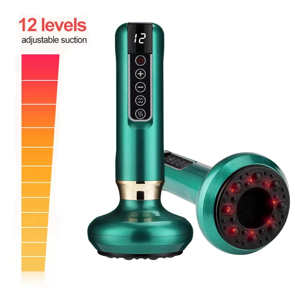 ThermaSculpt 3-in-1 Electric Gu Sha Cupping Massager - Slimming & Pain Relief - Electric Cupping Massager Readi Gear