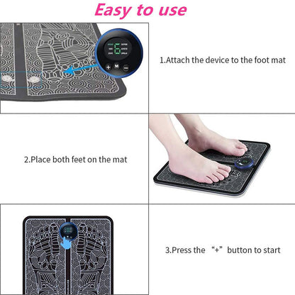 Rejuviaa™ EMS Grounding Foot Mat – Portable Wellness & Balance