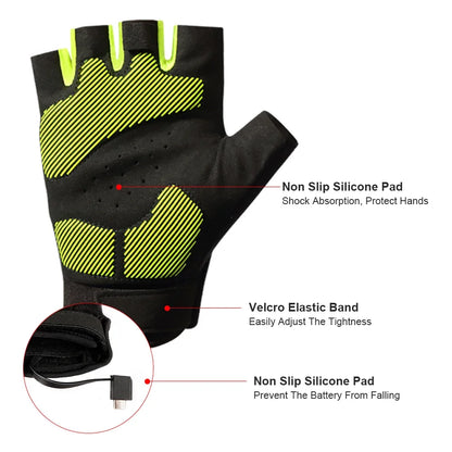 BrightTrail LED Gloves - USB Rechargeable for Cycling, Camping, Fishing - Flashlight gloves Readi Gear