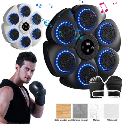 PunchBeat Bluetooth Boxing Target - Adjustable Speed, RGB Lights & Music - Punching Bluetooth Boxing Targets Readi Gear