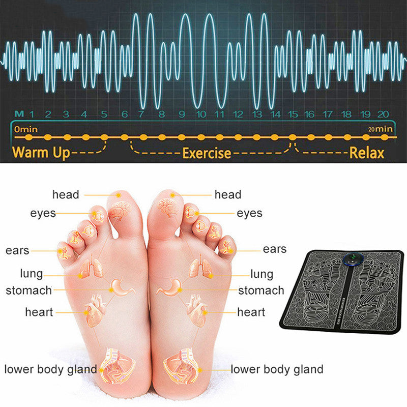 Rejuviaa™ EMS Grounding Foot Mat – Portable Wellness & Balance