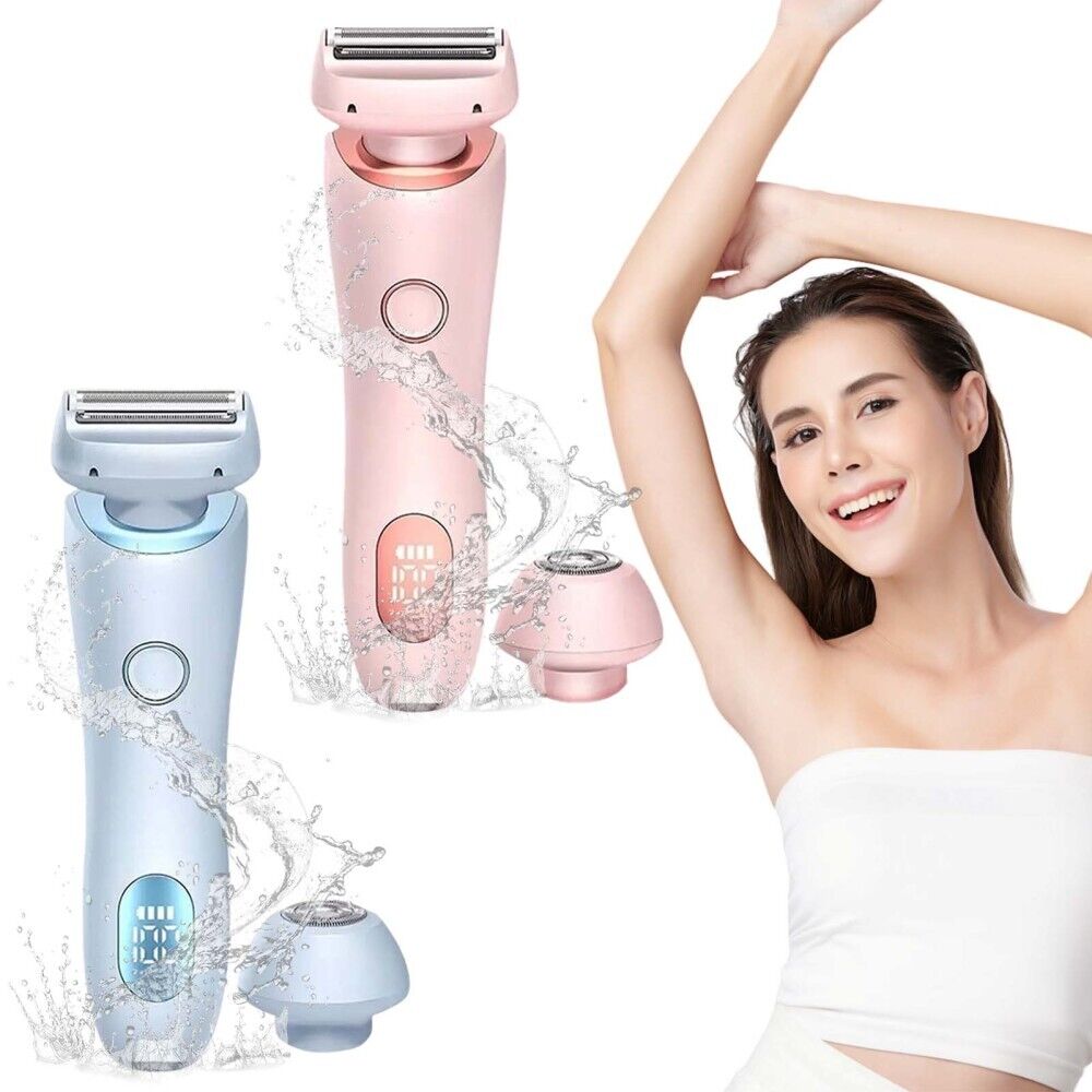 SilkySmooth 2-in-1 Rechargeable Razor – Painless Shaving & Trimming