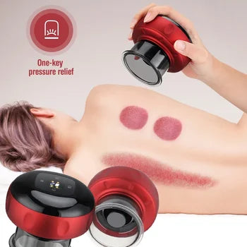 Electric Vacuum Cupping Massager for Cellulite, Fat Burning & Pain Relief - Electric Cupping Massager Readi Gear