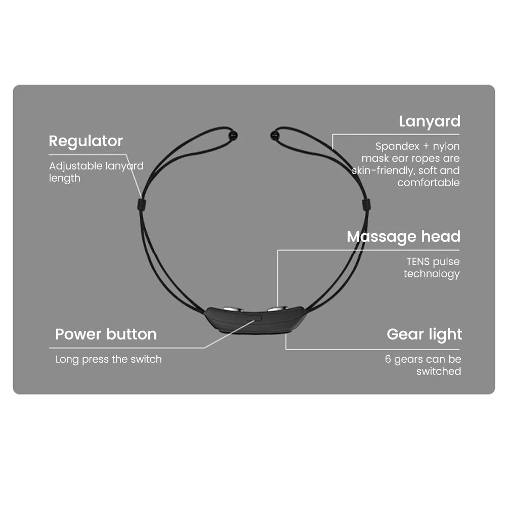 SnoreFree Pro - EMS Pulse Technology Anti Snoring Sleep Aid - anti-snoring device Readi Gear