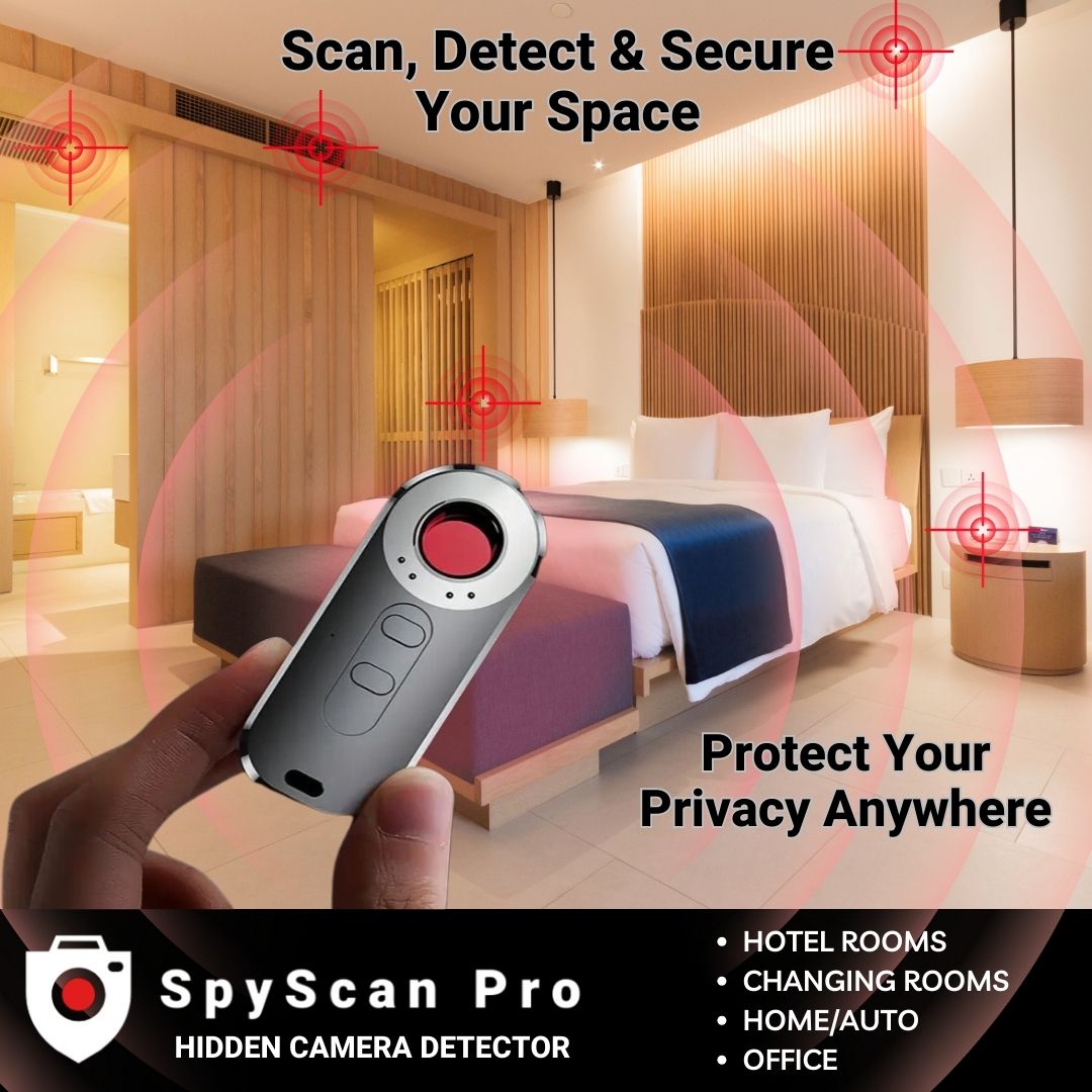 SpyScan Pro - Hidden Camera & GPS Detector - Hidden Camera Detector Readi Gear