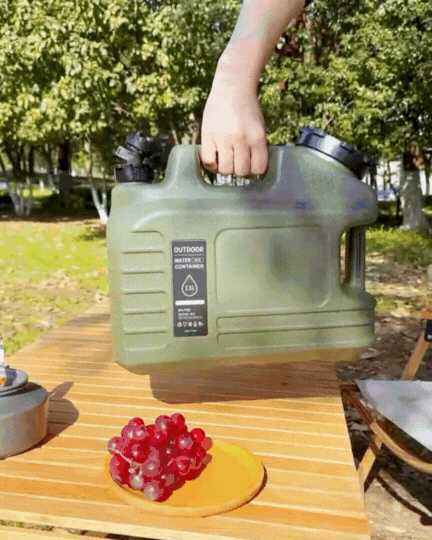 Prepper’s Water Jug – BPA-Free 13L Tank with Spigot & Tool Bag