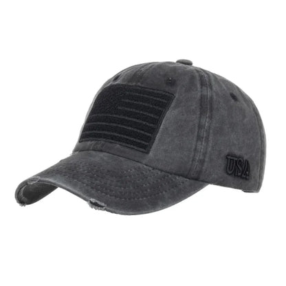 LibertyLid: USA Flag Distressed Baseball Hat - Hat Readi Gear