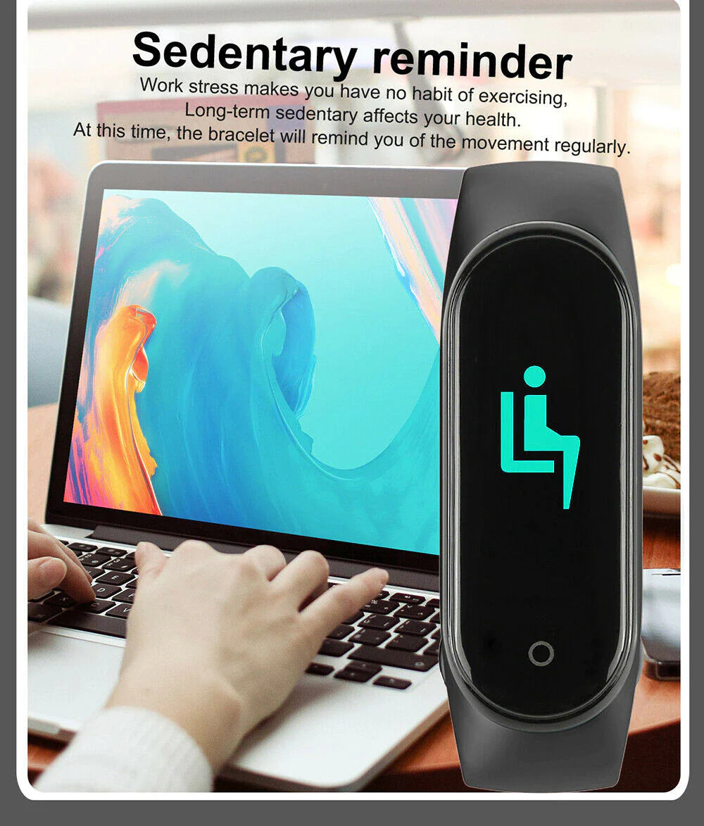 M4 Smart Watch Band - Fitness Tracker with Blood Pressure, Heart Rate & Sleep Detection - M4 Smart Watch Band - Fitness Tracker with Blood Pressure, Heart Rate & Sleep Detection Readi Gear