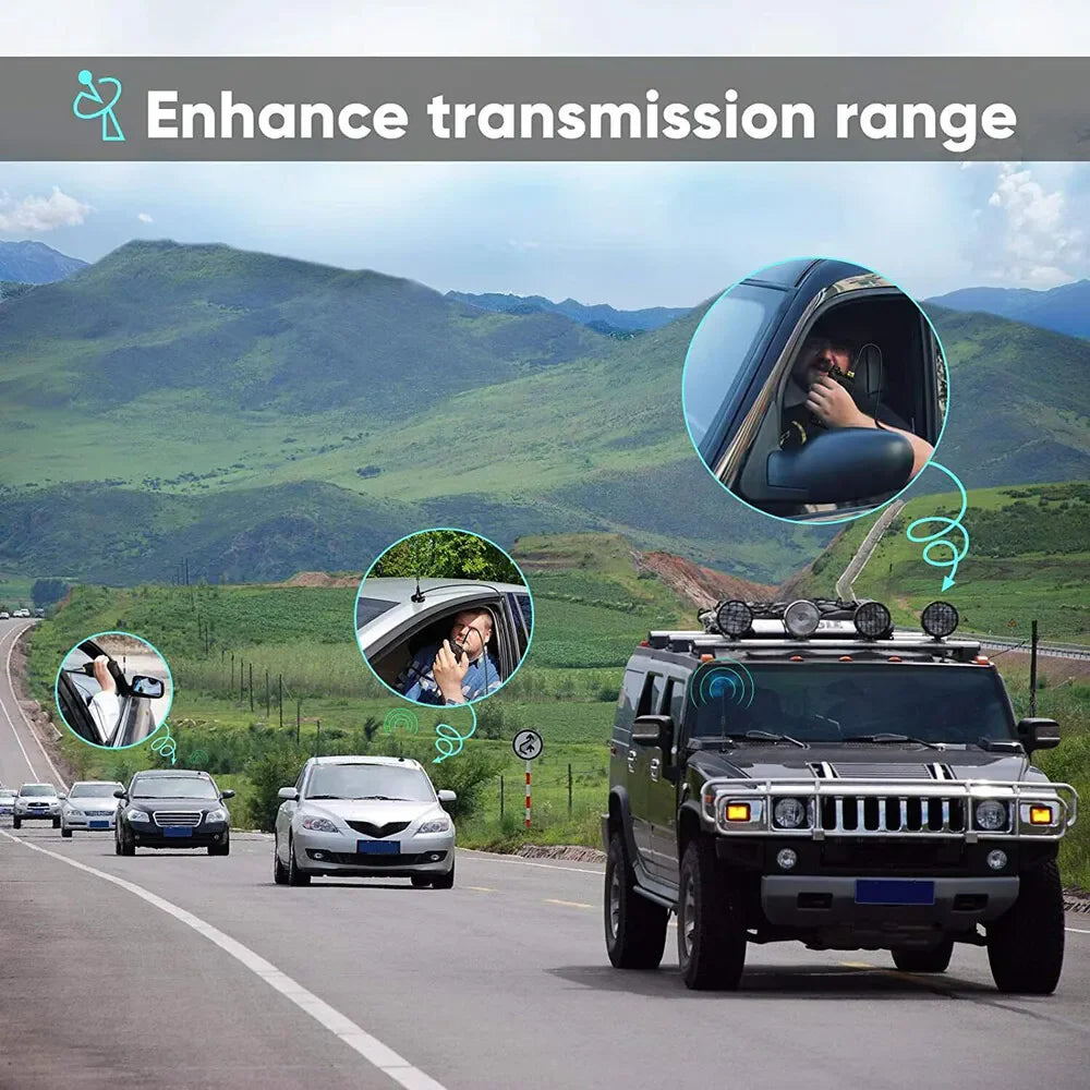 MaxReach Baofeng-Compatible Antenna – Car Mount, Extended Range - radio antenna Readi Gear