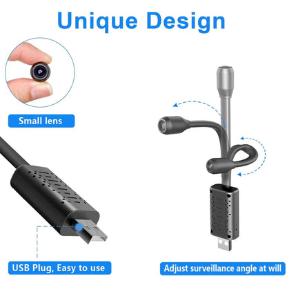 Mini Wireless Spy Camera - 1080P HD WiFi IP Cam with Night Vision - Hidden Wireless Spy Camera Readi Gear