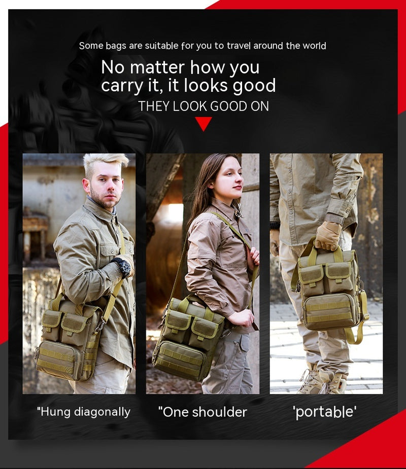 Tactical Trekker - Military Style Crossbody Sling Bag for Men and Women - Readi Gear
