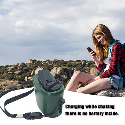 Survival Hand Crank Phone Charger – USB Power Bank & LED Light - Emergency USB Power Charger Readi Gear