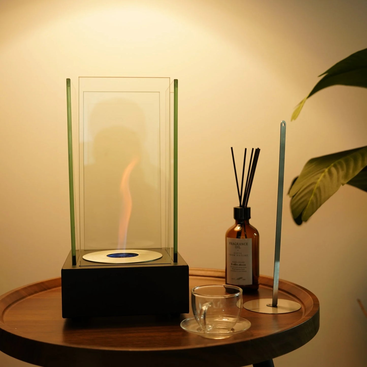 LodgeFire Bio Ethanol Indoor/Outdoor Smokeless Tabletop Fireplace - Tabletop fireplace Readi Gear