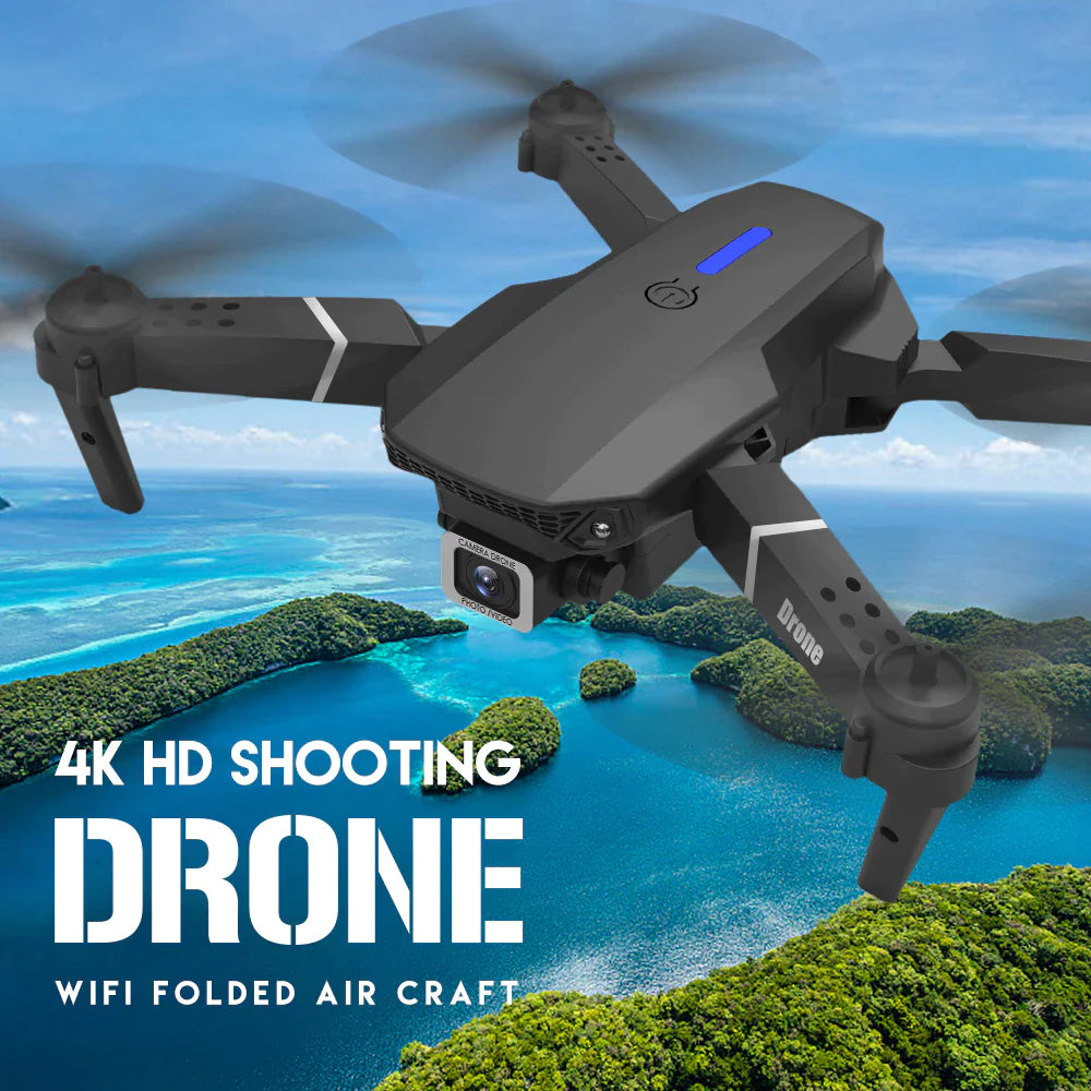 SkyCapture 4K HD Dual Camera Foldable Drone +4 Battery - Dual Camera Drone Readi Gear